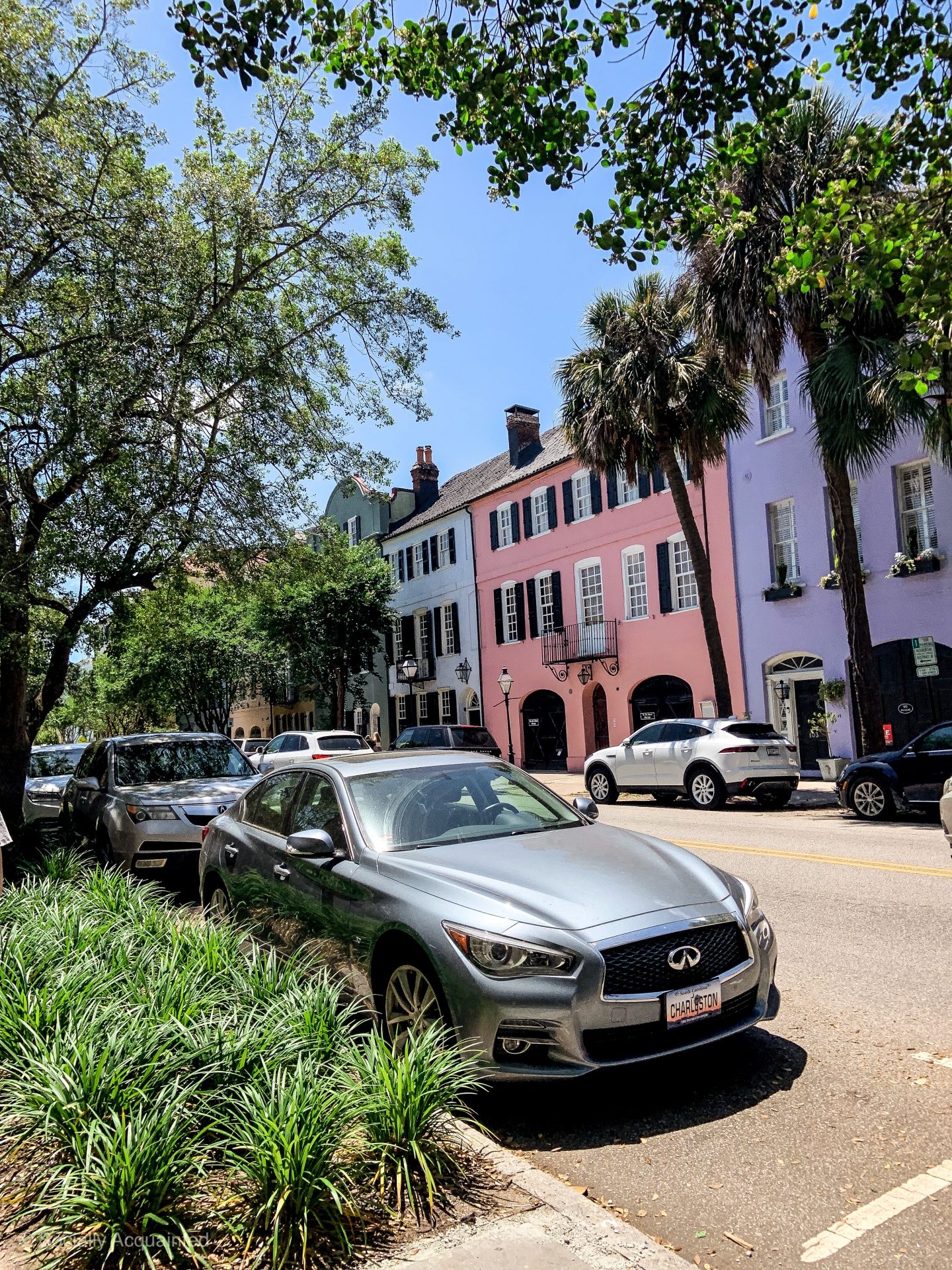 Rainbow Row in Charleston, SC.