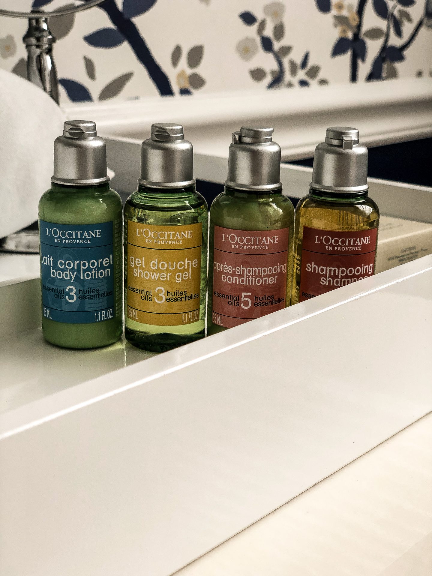 L'Occitane Products in the bathroom of The Independent Hotel